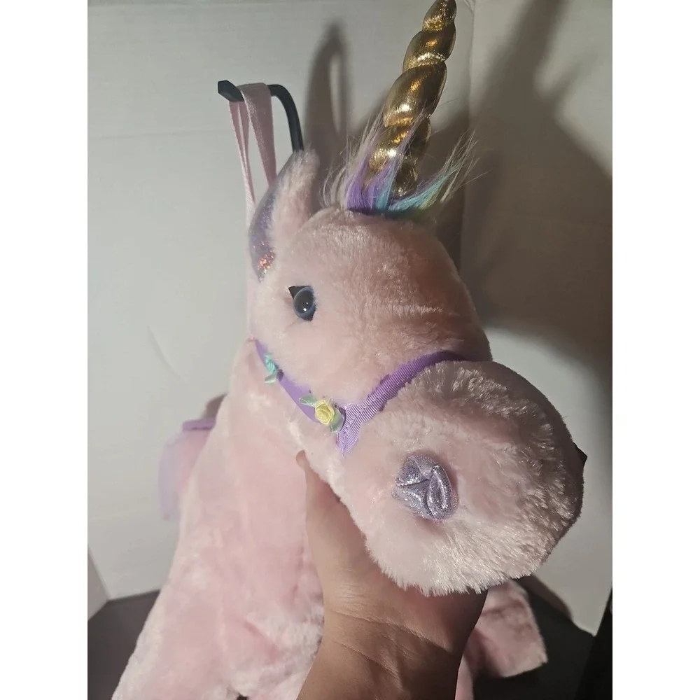 Dream Play Imagine Girl Fancy Pink Riding Unicorn Halloween Costume Dress Up 2-4